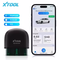 Newest XTOOL AD20 Advancer OBD2 Code Reader Scanner 168 Car Engine Diagnostic Tools Android /IOS Better than ELM327/AD10 Update